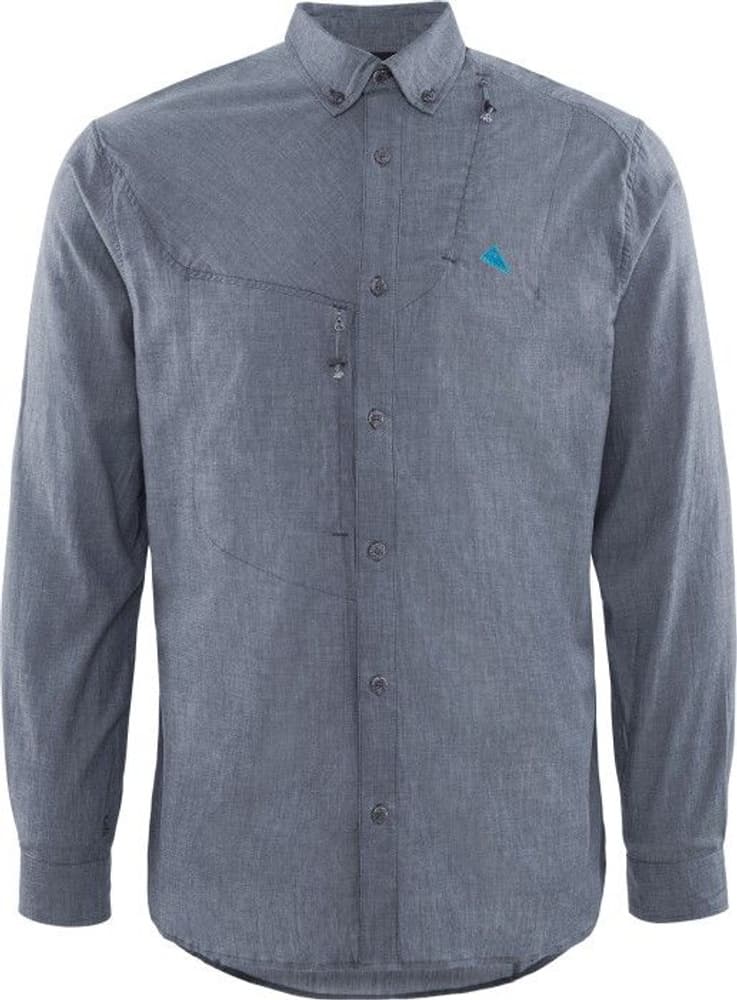 M's Lofn Shirt Storm Blue Melange, view: 0
