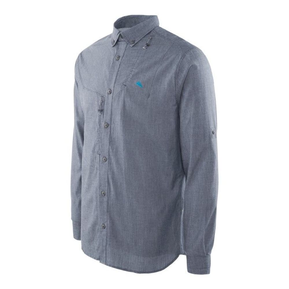 M's Lofn Shirt Storm Blue Melange, view: 2