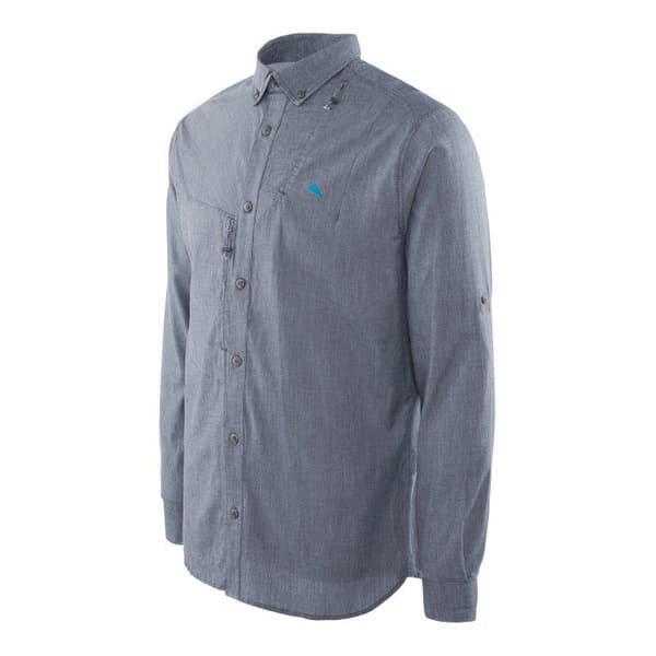 M's Lofn Shirt Storm Blue Melange, view: 2