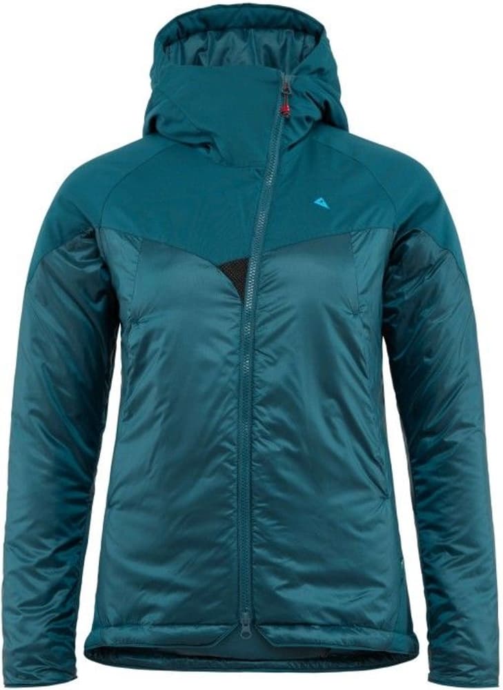W's Alv Hoodie with Zip Emerald Green, view: 0