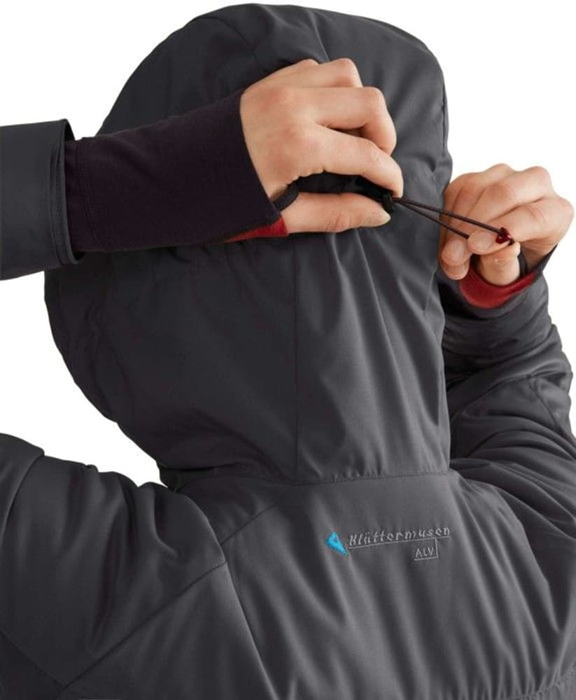 W's Alv Hoodie with Zip Emerald Green, view: 2