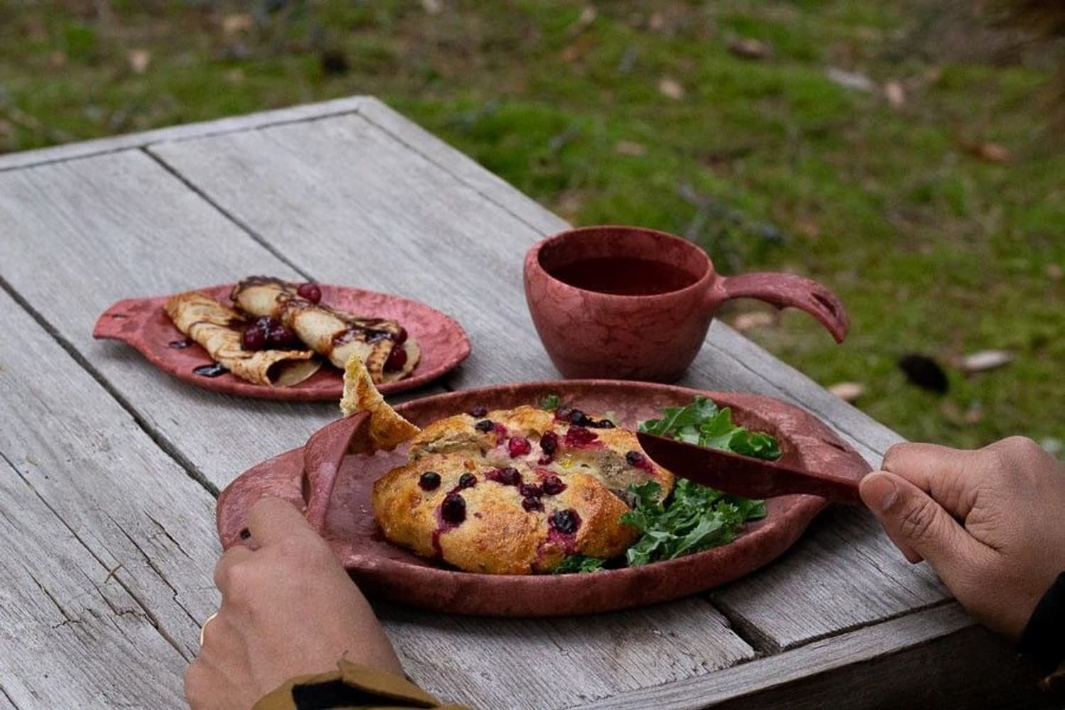 44 Serveringsfat Rød, view: 1