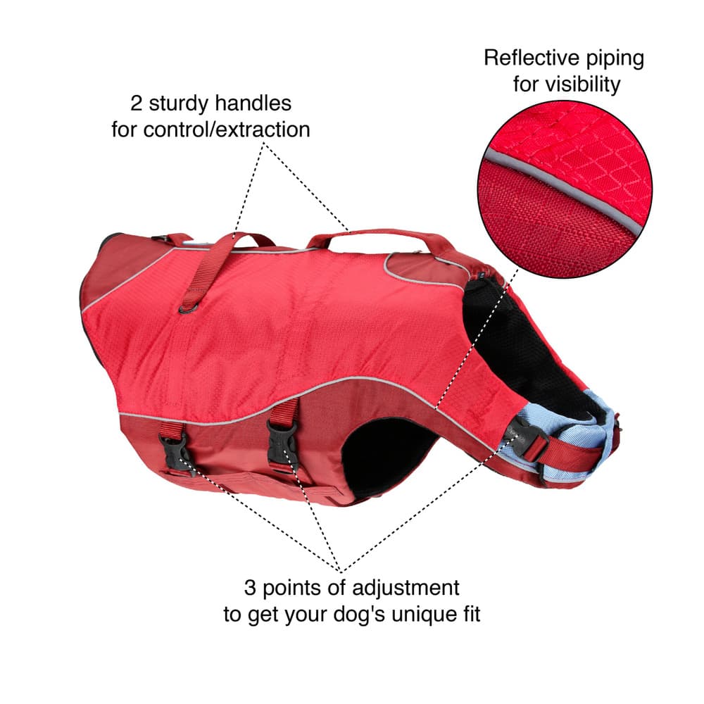 Life Jacket Surf N Turf Red (2021), view: 3
