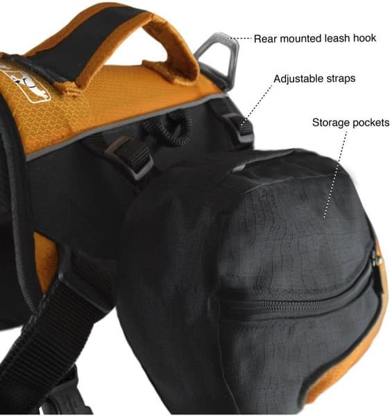 Baxter Backpack Black/Orange, view: 1