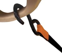 Auto Zip Line with Leash/Tether Black/Orange - view: 2