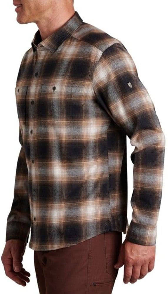 M's Law Flannel LS Dark Earth, view: 2