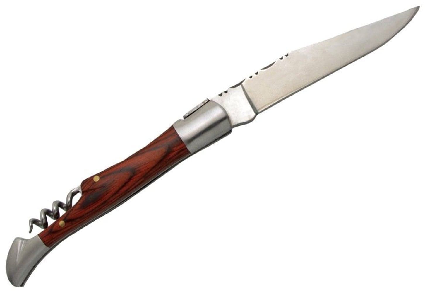 Knife 12 cm med Korkskrue Brun, view: 3