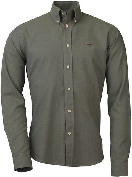 Oliver Shirt Cotton Olive, view: 0