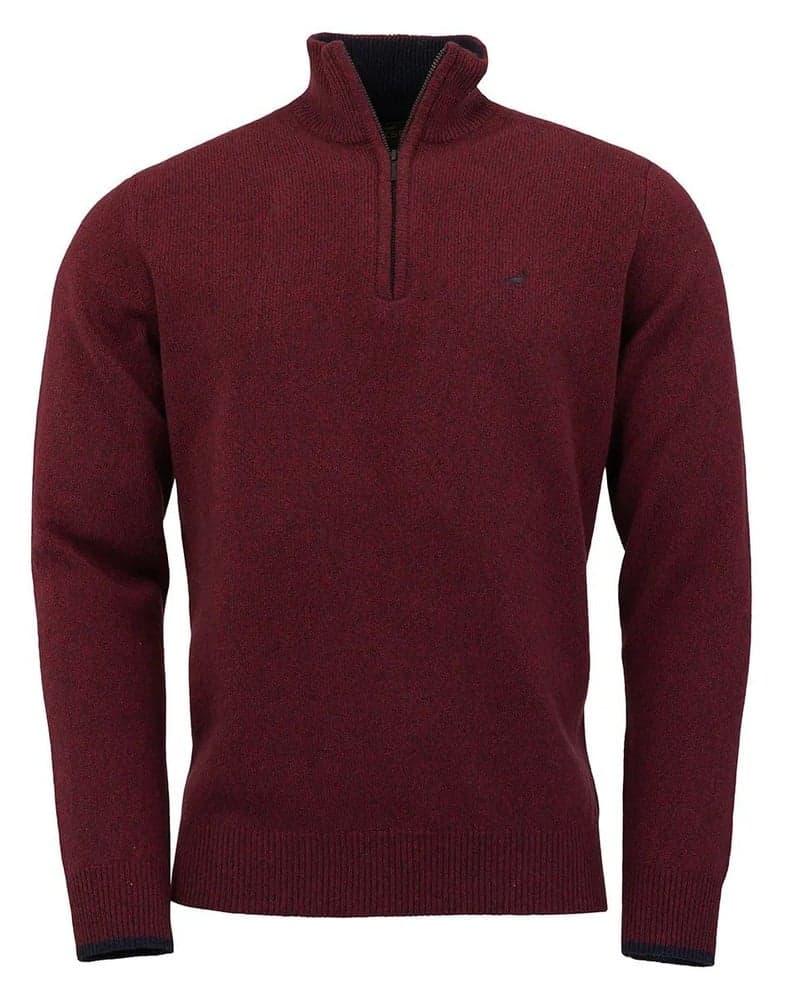 Brompton Zip-Neck Burgundy, view: 0