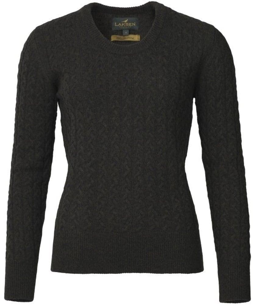 Burleigh Cable Lambswool Olive, view: 0