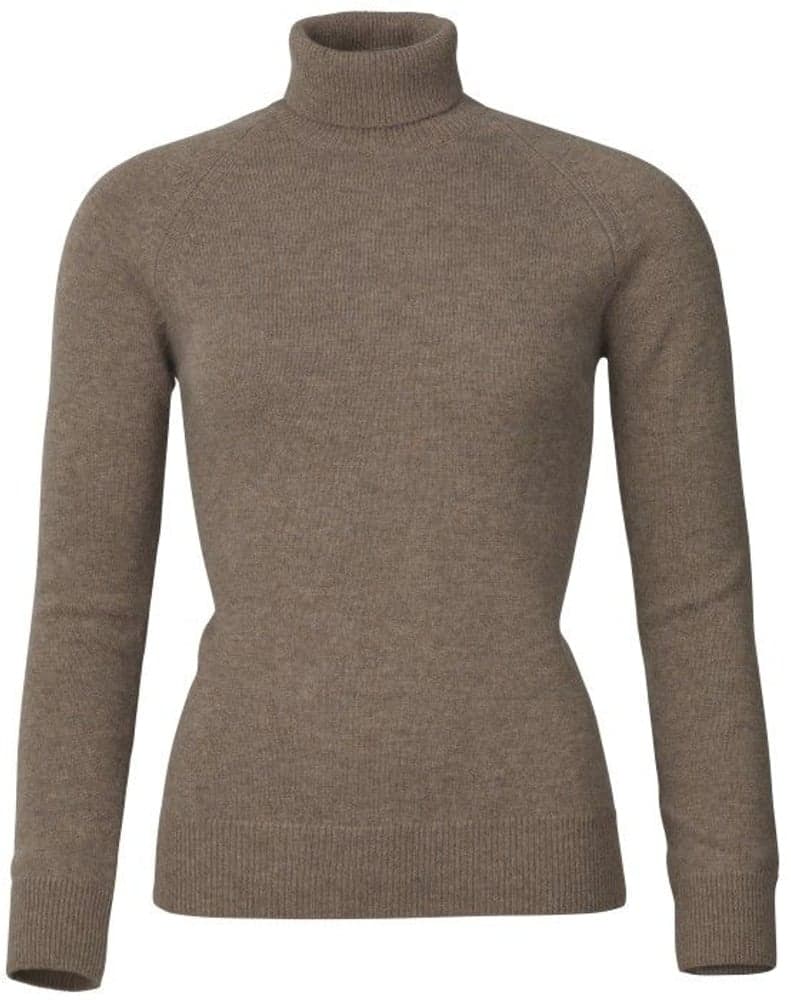 Buckingham Roll Neck Lambswool Camel, view: 0