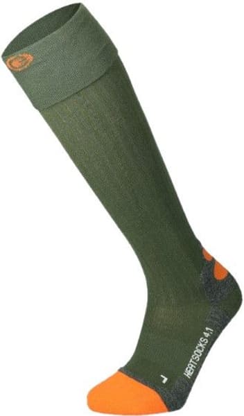 Heat Sock 4.1 Toe Cap Green/Orange, view: 0