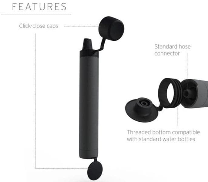 Peak Personal Straw Dark Grey, view: 1