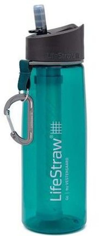 LifeStraw Go 2-Stage Water Bottle With Filter Dark Teal, view: 0