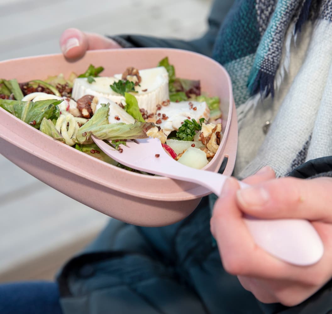 Spork Medium 2-pack Sandy Green / Dusty Pink, view: 2