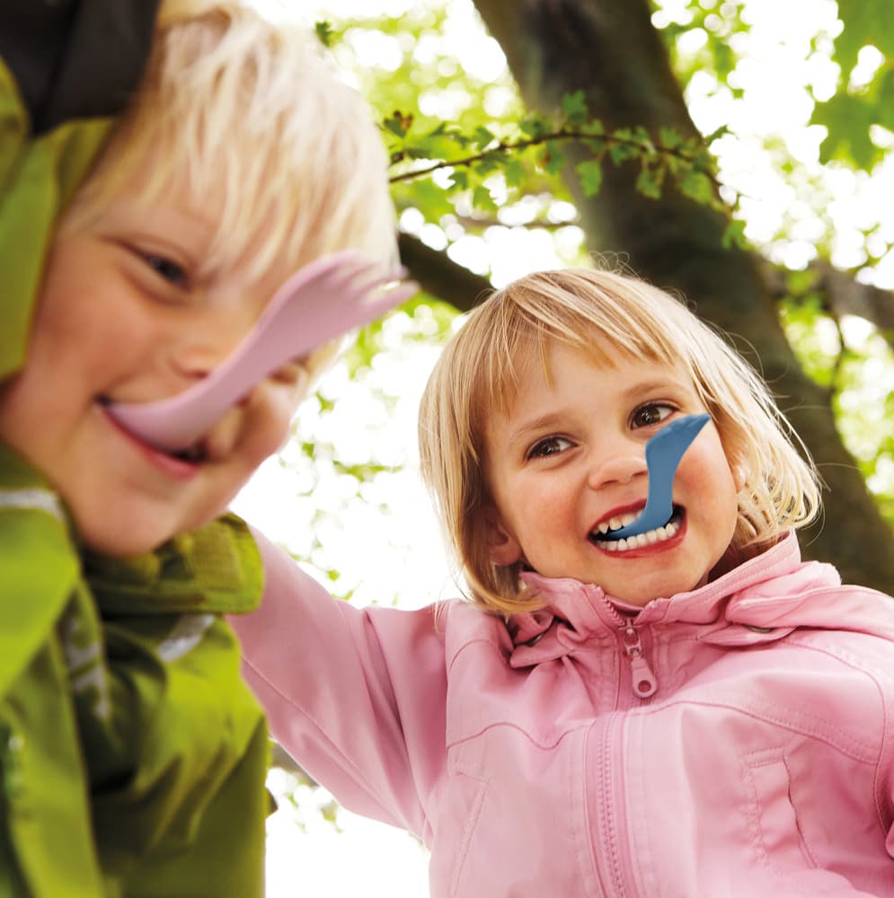 Spork Little 2-pack Musty Yellow / Hazy Blue, view: 1