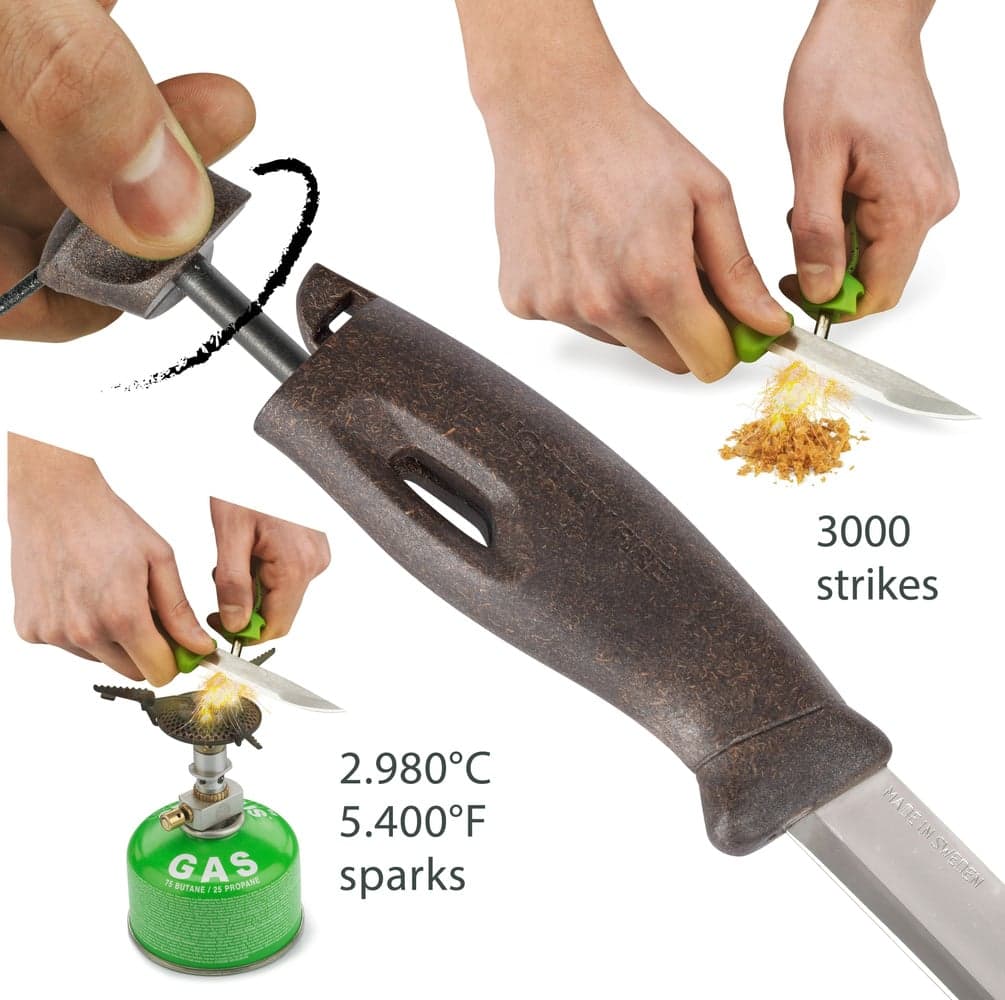 Swedish FireKnife 2 in1 Sage Green, view: 4