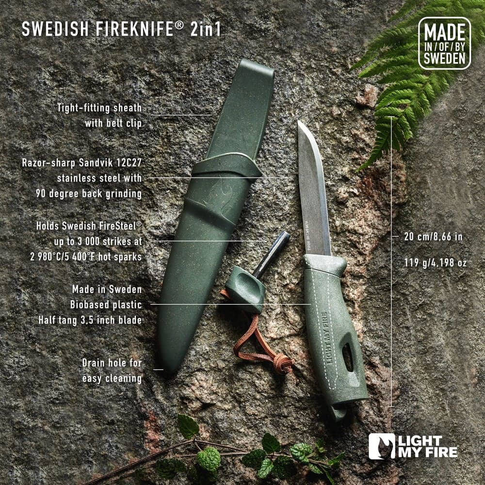 Swedish Fireknife 2 in 1 Cocoshell, view: 3