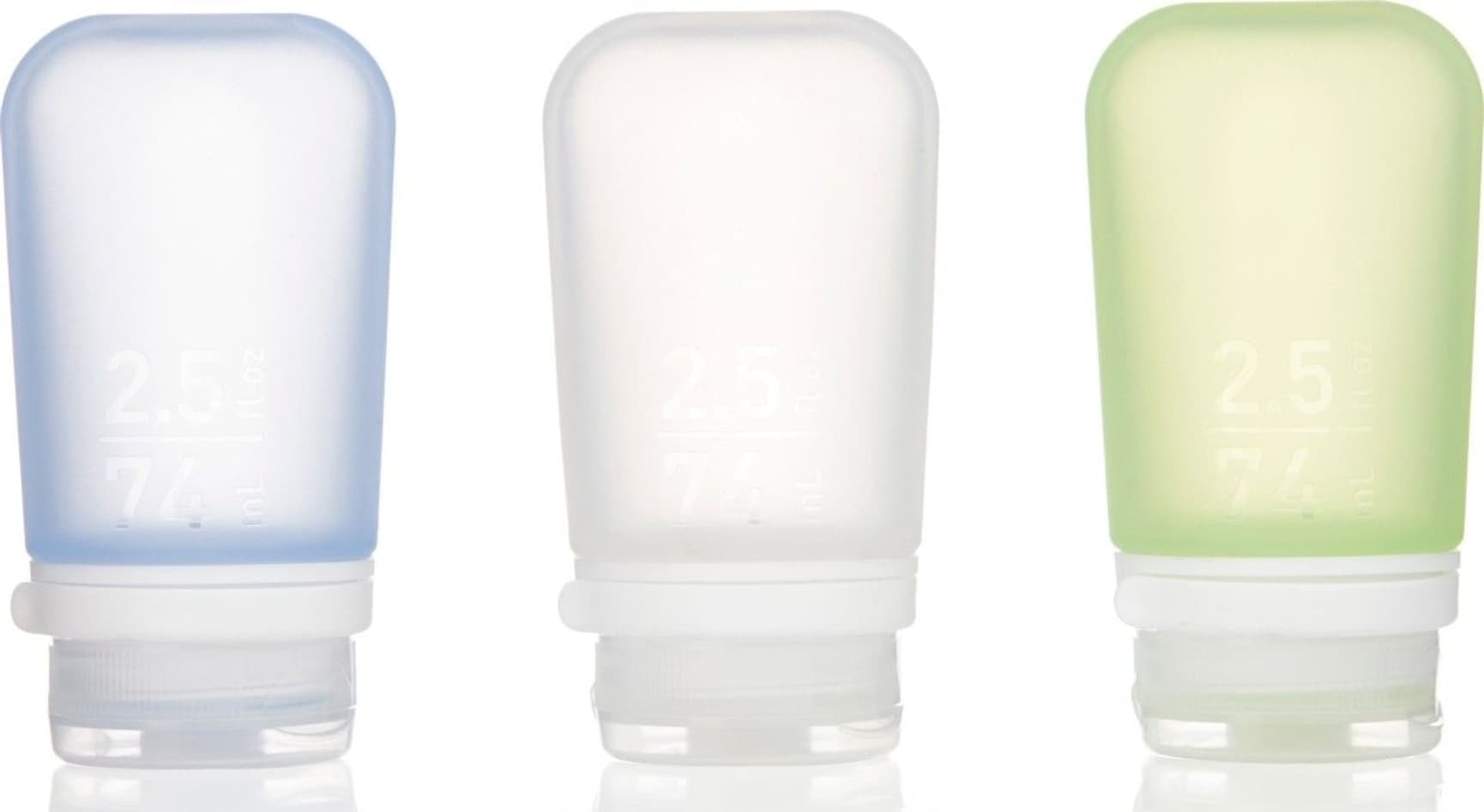 GoToob 3-pack Medium 74 ml Klar/Grön/Blå, view: 0