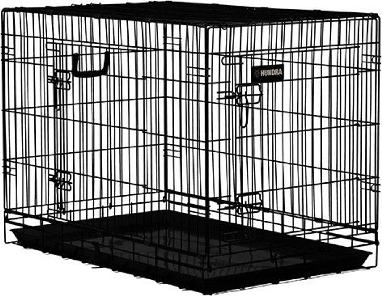 Metal Dog Cage Black S, view: 0