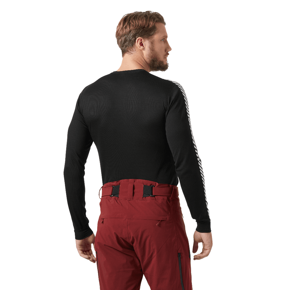 Lifa Stripe Crew Herre Svart, view: 2