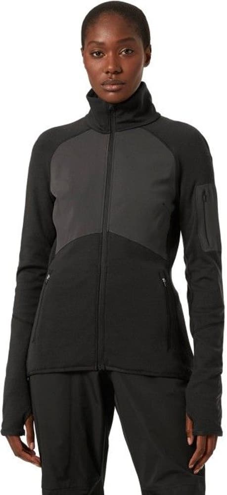 W's Lifa Merino Midlayer Black, view: 2