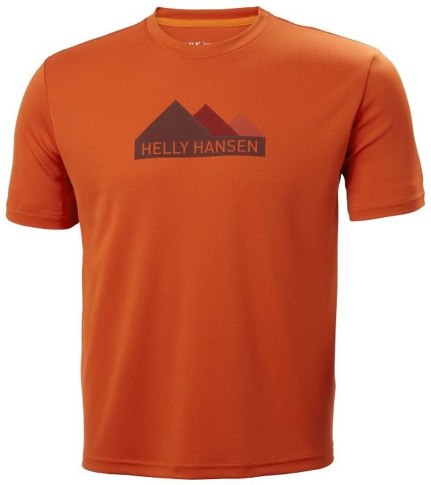 M's Hh Tech Graphic T-Shirt Patrol Orange, view: 0