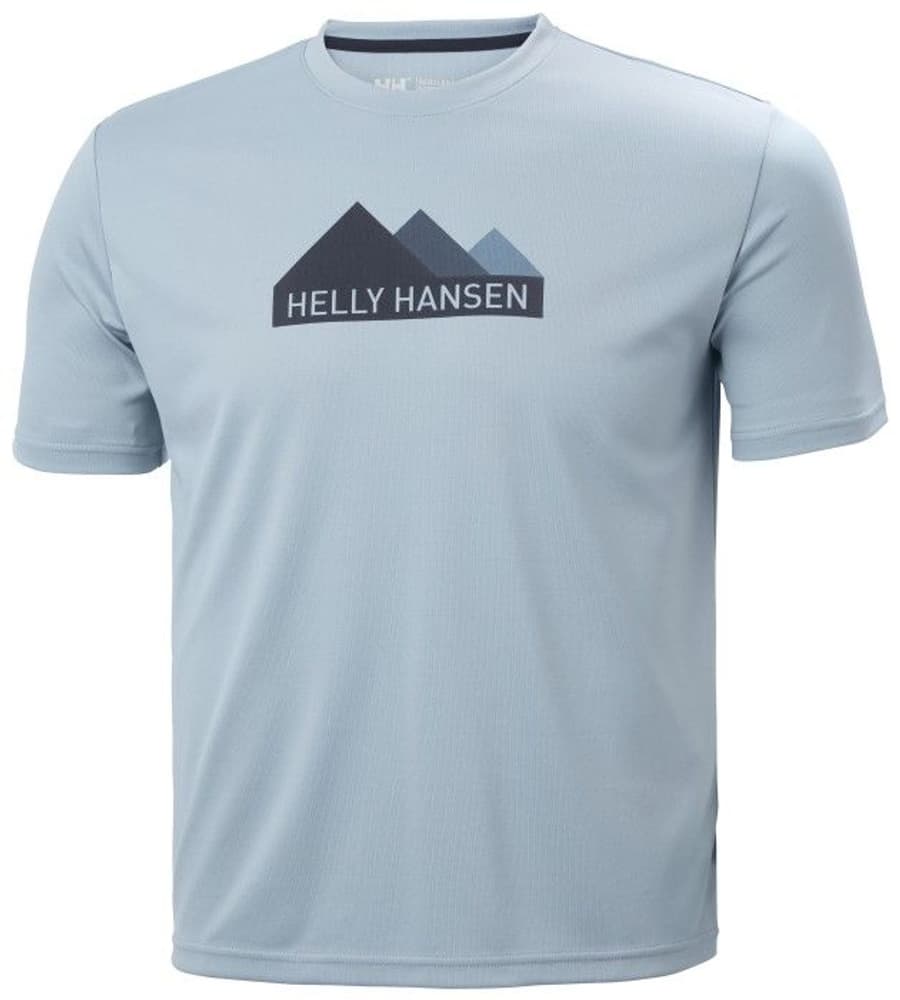 M's Hh Tech Graphic T-Shirt Dusty Blue, view: 0