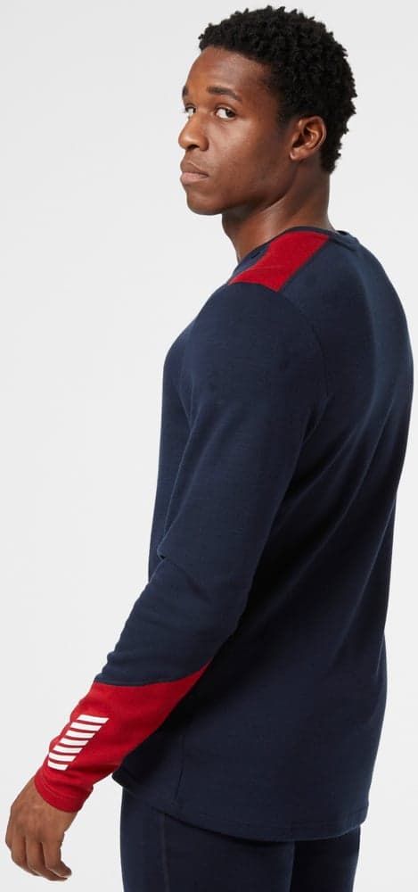 M's Lifa Merino Midweight Crew Navy, view: 3