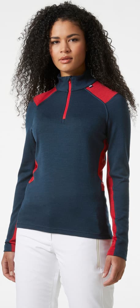 W's Lifa Merino Midweight 1/2 Zip Navy, view: 2