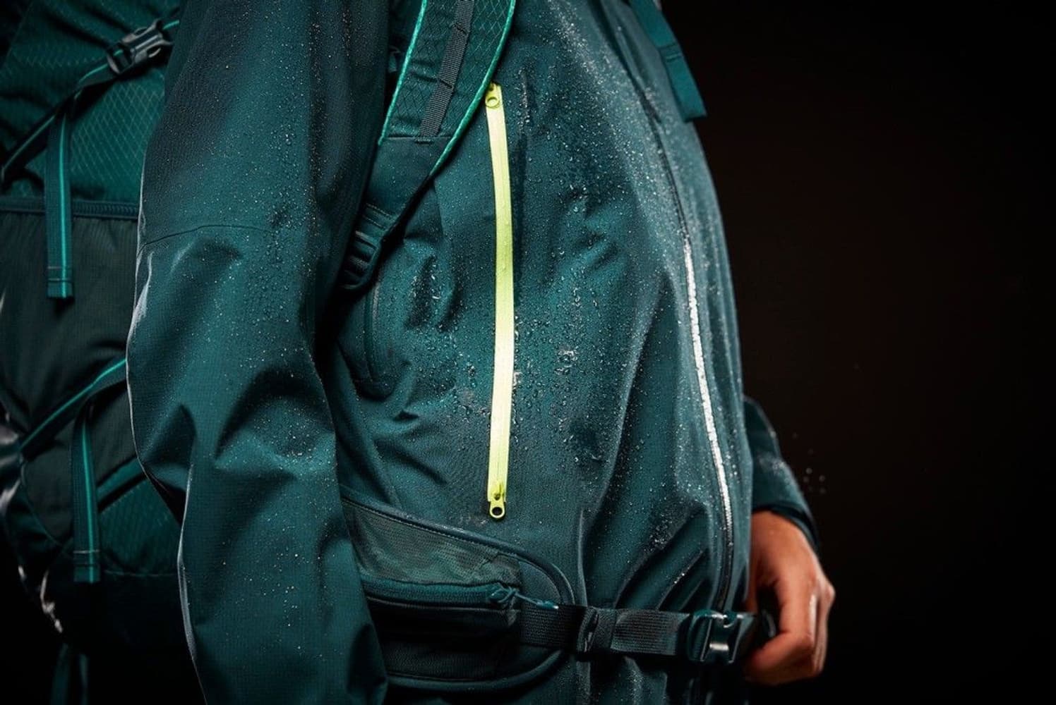 W's Verglas Infinity Shell Jacket Midnight Green, view: 5