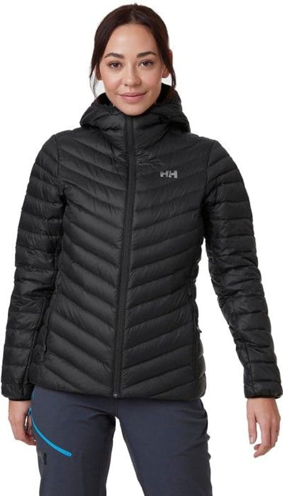 W's Verglas Hooded Down Insulator Black, view: 2