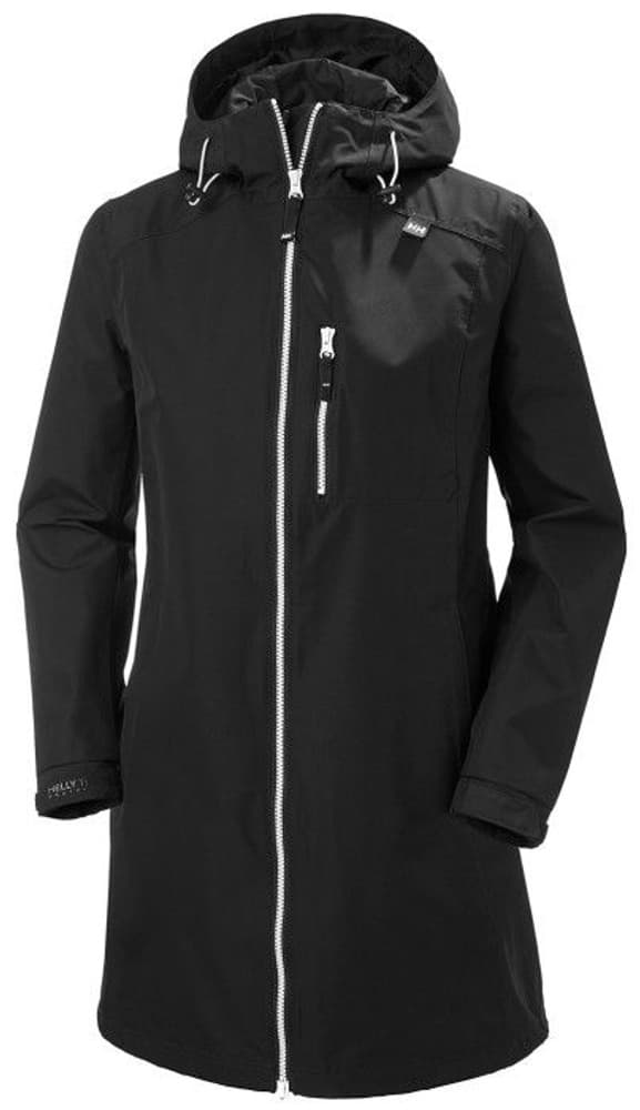 W's Long Belfast Rain and Winterjacket Black, view: 0