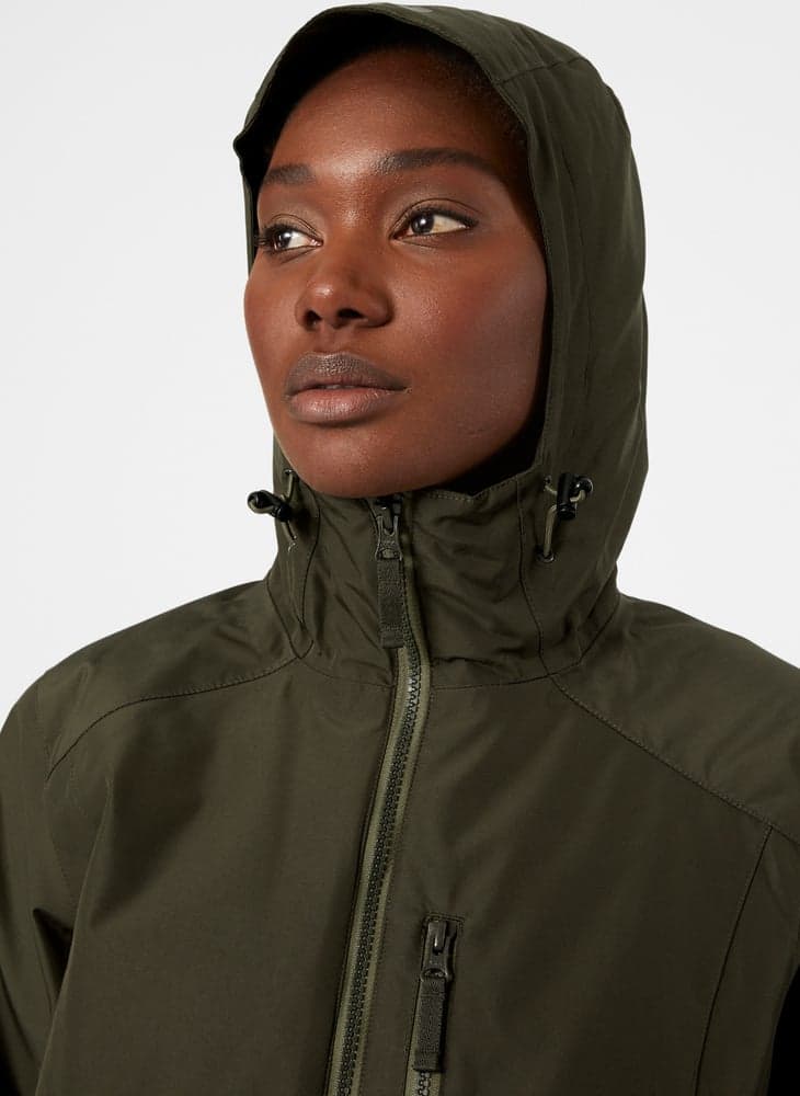 W's Long Belfast Winter Jacket Utility Green, view: 4