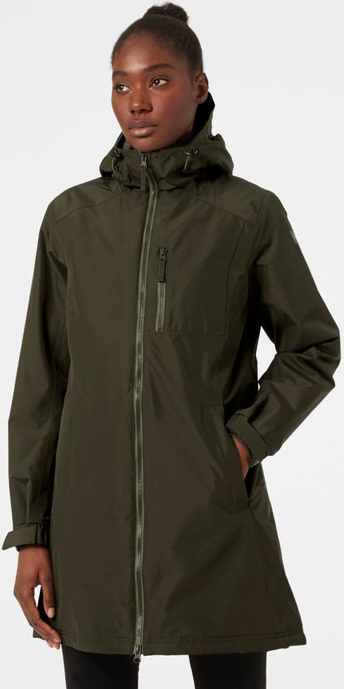 W's Long Belfast Winter Jacket Utility Green, view: 2