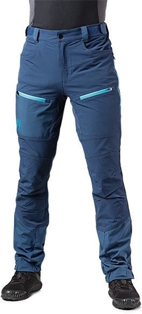 Hero by Nature Blast Softshellbukse UX Denim/Sky Blue, view: 0