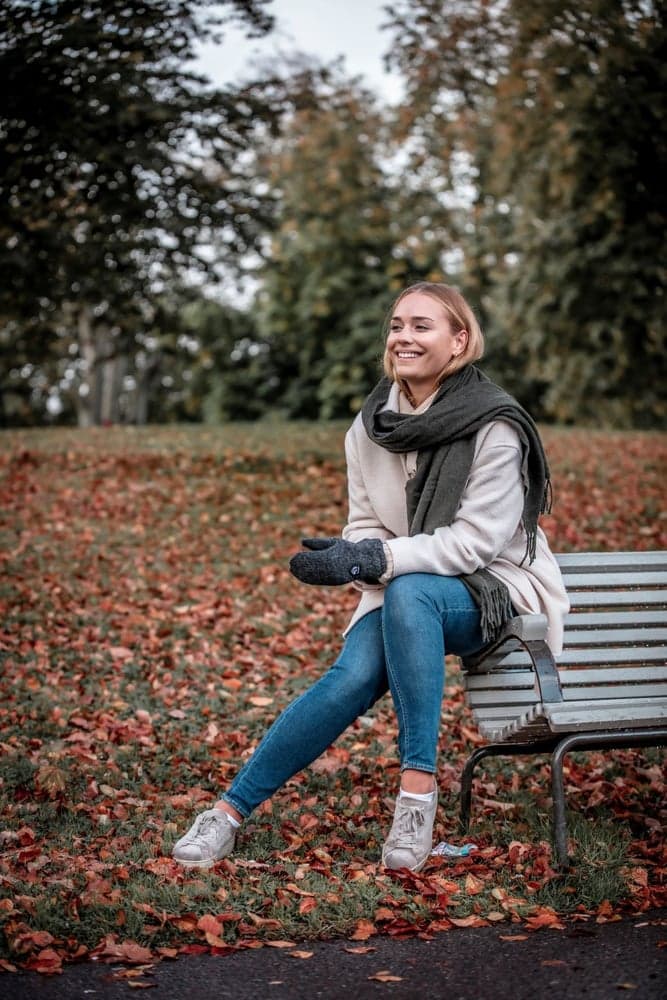 Basic Wool Vott Grå, view: 2