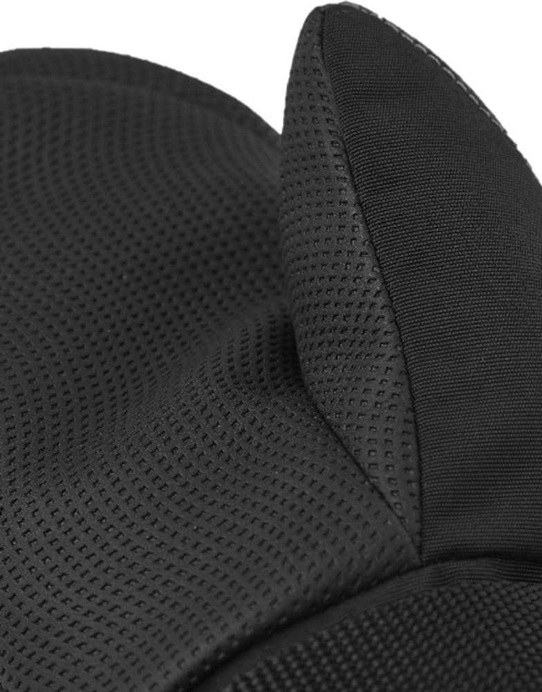 Kid's Wool Terry Mitt Svart, view: 2