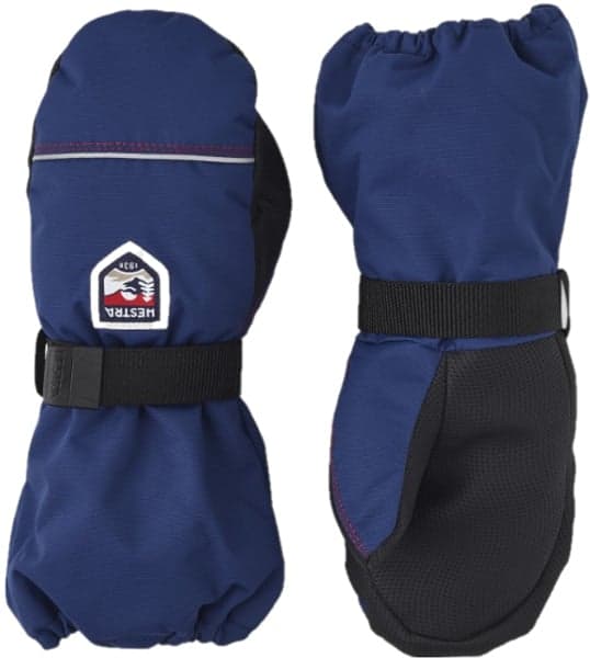 Kid's Wool Terry Mitt Mellanblå, view: 0