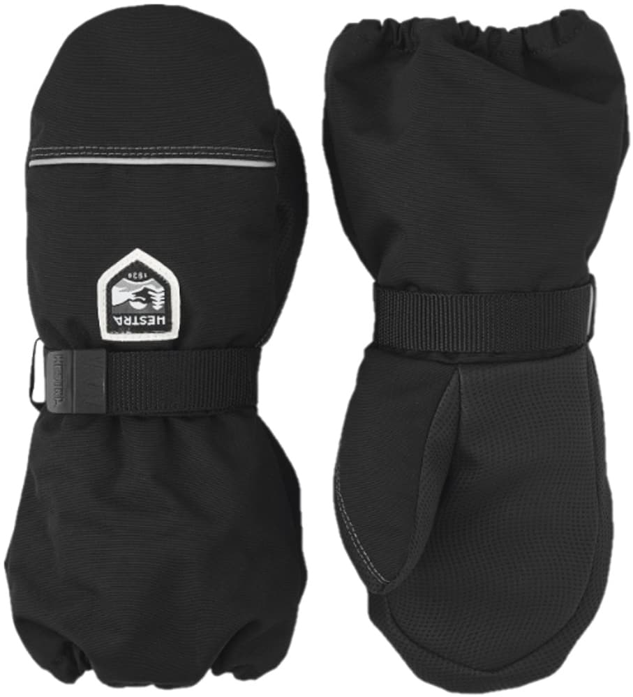 Kid's Wool Terry Mitt Svart, view: 0