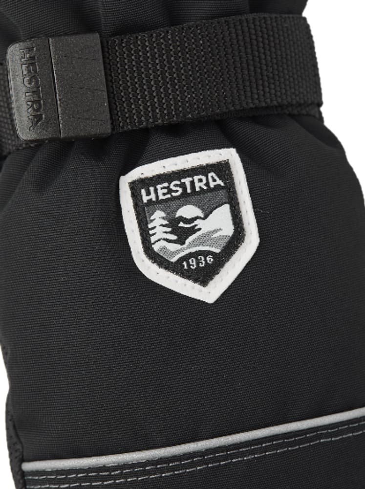 Kid's Wool Terry Mitt Svart, view: 1