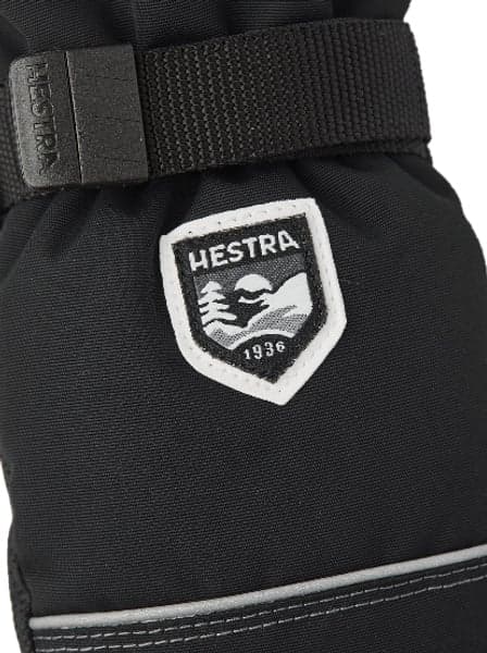 Kid's Wool Terry Mitt Svart, view: 1