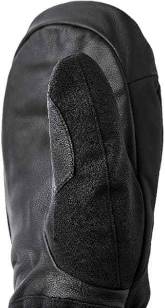 Powder Gauntlet Mitt Svart, view: 3
