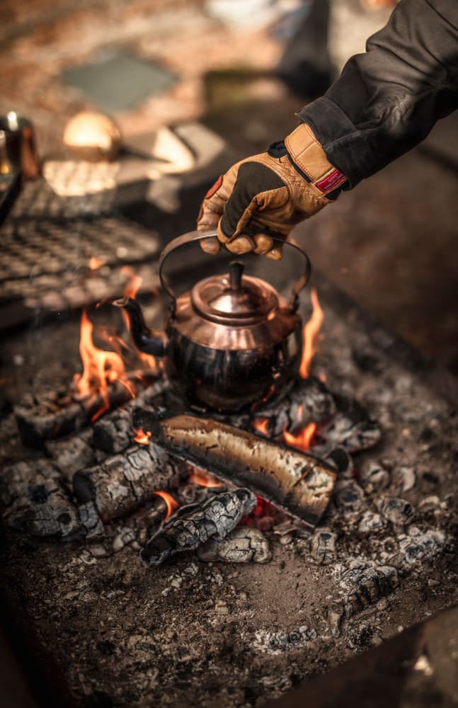 Ergo Grip Active 5-finger Dark Forest & Naturbrun, view: 4