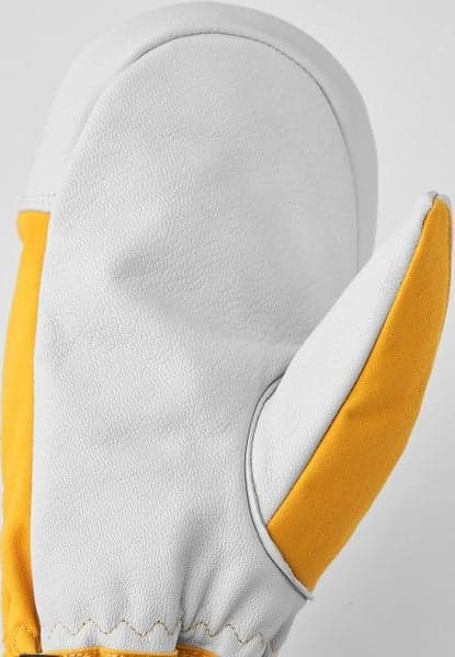 Army Leather Heli Ski Mitt Senap, view: 4