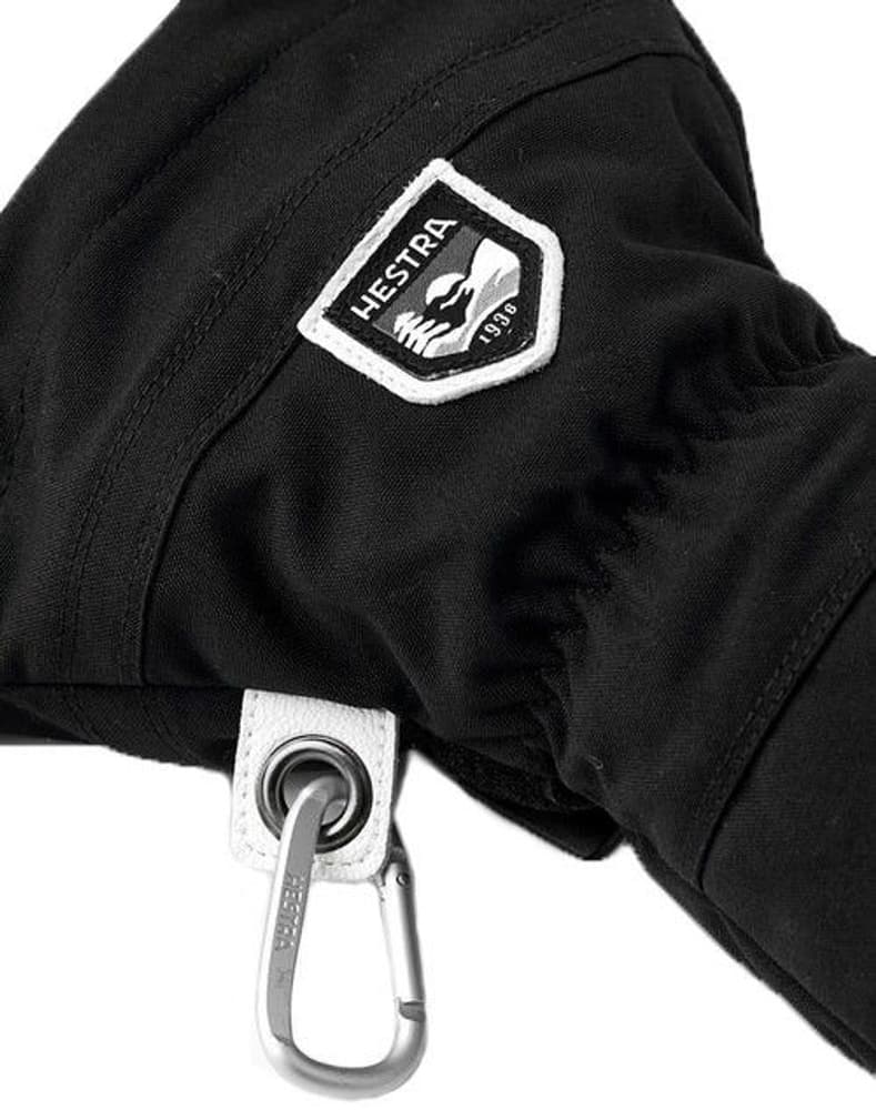 Army Leather Heli Ski Mitt Svart, view: 2