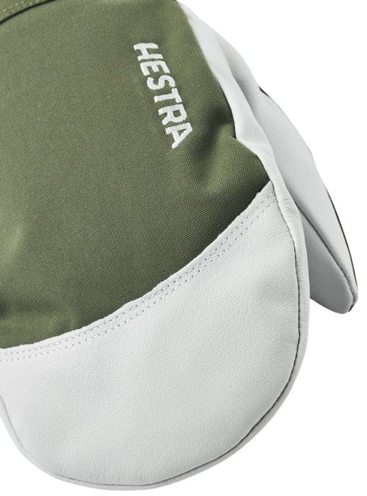 Army Leather Heli Ski Mitt Oliv, view: 1