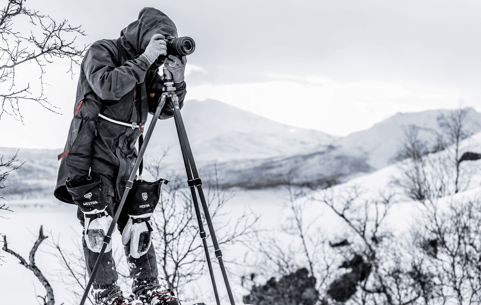 Merino Touch Point 5-finger Grå, view: 4