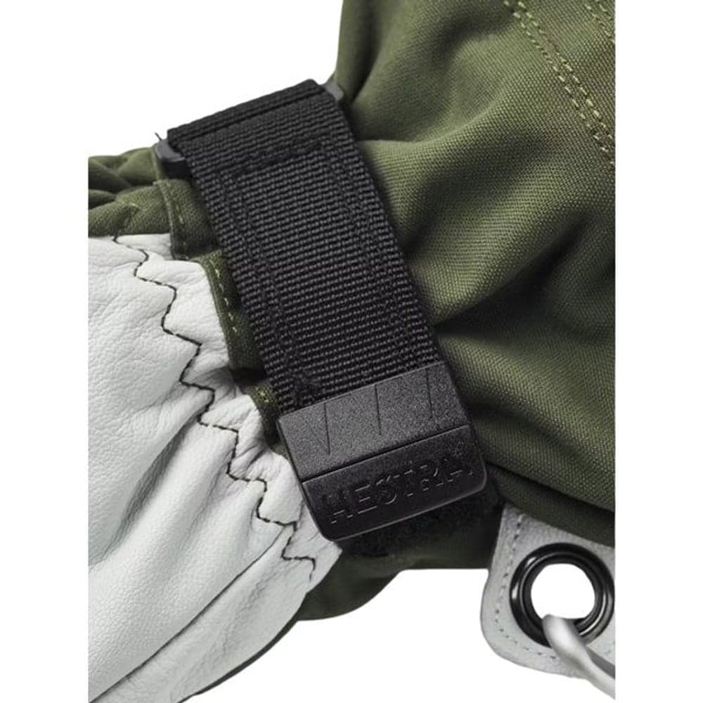 Army Leather Heli Ski 5 Finger Olive, view: 4
