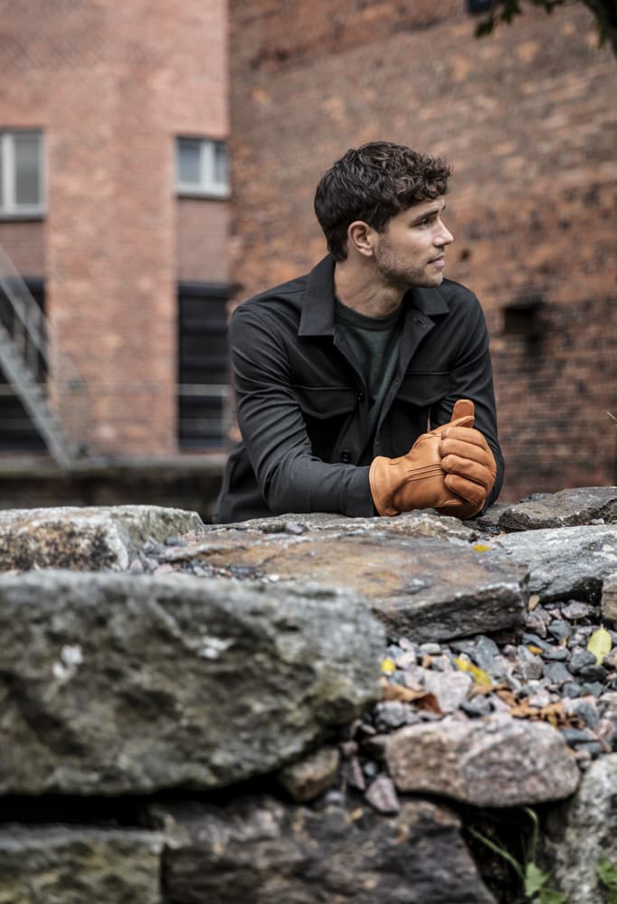 Tällberg Elgskinnhanske Svart, view: 4